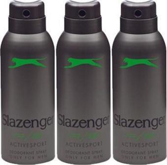 Slazenger Deodorant Yeşil 3 Lü Set