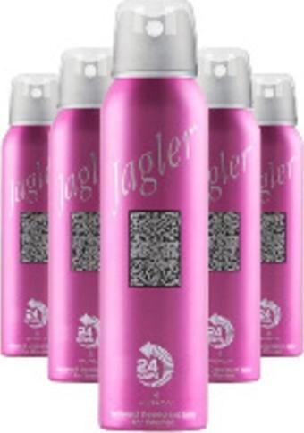 Jagler Deodorant For Women 150ml X 5 Adet