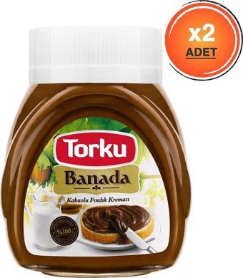 Torku Banada Kakaolu Fındık Kreması Cam 2 x 700 G