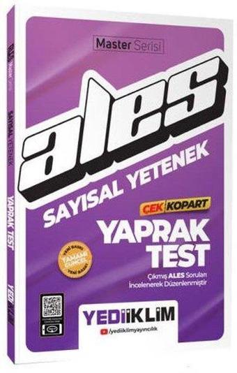 2024 ALES Sayısal Yetenek Çek Kopart Yaprak Test - Kolektif  - Yediiklim Yayınları