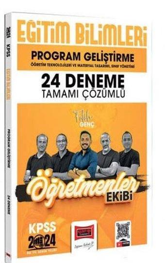 2024 KPSS Eğitim Bilimleri Öğretmenler Ekibi Program Geliştirme Tamamı Çözümlü 24 Deneme - Fatih Genç - Yargı Yayınları