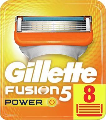 Gillette Fusion Power 8'li Yedek Tıraş Bıçağı Karton Paket