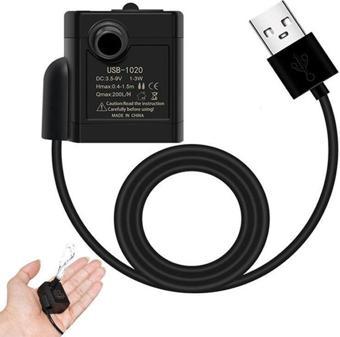 Schulzz Usb Mini Akvaryum 3.5/9V  1-3W Dalgıç Su Pompası