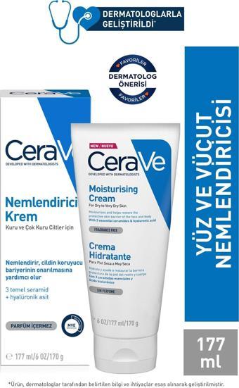 Cerave Nemlendirici Krem Kuru ve Çok Kuru Ciltler 177 ml