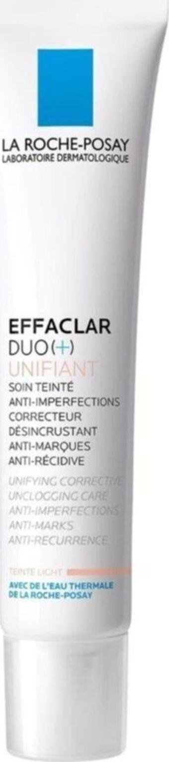 La Roche-Posay Effaclar Duo + Cilt Bozukluğu ve Akne Lekelerine Karşı Düzeltici Bakım Teinte Light 40 ml