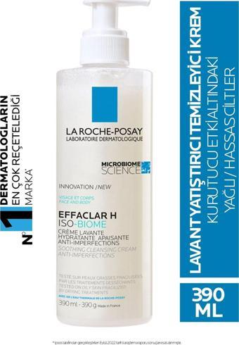 La Roche-Posay Effaclar H Iso Biome Temizleyici Krem 390 ml