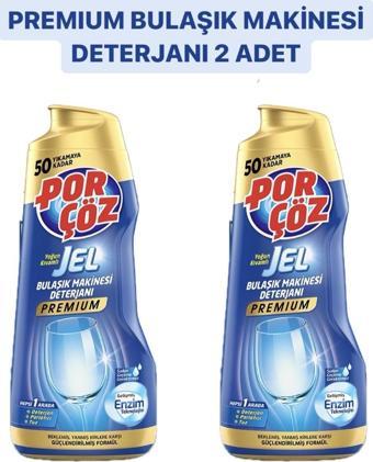 Porçöz Bulaşık Makinesi Deterjanı Premium 900 ml x 2 Adet