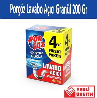 Porçöz Lavabo Açıcı Granül 200 gr