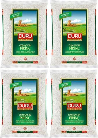 Duru Osmancık Pirinç 1 Kg X 4 Adet