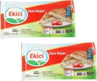 Ekici Taze Kaşar Peyniri 600 G X 2 Adet