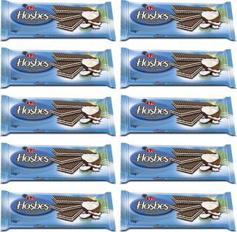 Eti Hoşbeş Hindistan Cevizi KremalI Gofret 142 g x 10 Adet