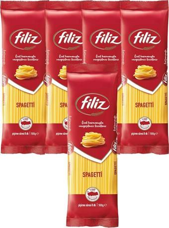 Filiz Spagetti Makarna 500 gr x 5 adet