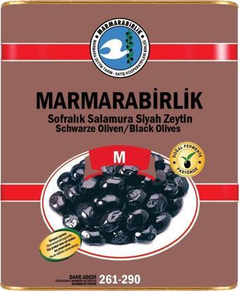 Marmarabirlik Süper 261-290 M Yağlı Salamura Zeytin 10 Kg 