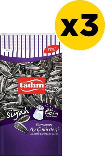 Tadım Ayçekirdeği 180 Gr Bol Tuzlu Kavrulmuş Siyah X 3 Adet