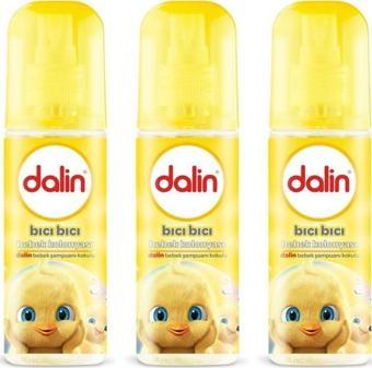 Dalin Bıcı Bıcı Kokusu 150 ml 3'lü Sprey Bebek Kolonyası