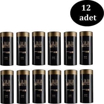 Jaja Saç Fiberi Toz Keratin Içeri Siyah 50 gr X 12 Adet