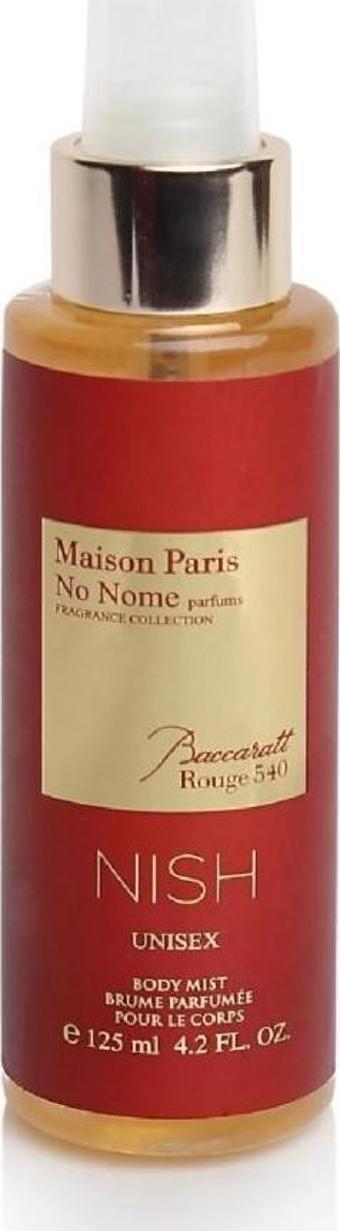 No Nome Maison Paris Nish Baccaratt Unisex Body Mist 125 ml