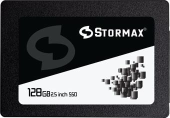 STORMAX 128GB SSD 2 5" Sata3 550-530MB/S Black SERI-SMX-SSD30BLCK/128G