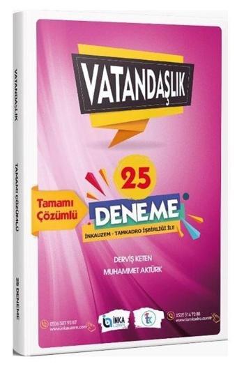 İnka Uzem KPSS Vatandaşlık 25 Deneme Çözümlü