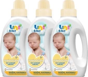 Uni Baby Yenidoğan Çamaşır Sabunu 1500 Ml X 3 Adet