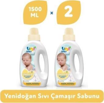 Uni Baby Yenidoğan Çamaşır Sabunu 1500Ml 2'Li Set