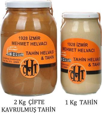 1928 Mehmet Helvacı 2 Kg Çifte Kavrulmuş Tahin & 1 Kg Tahin