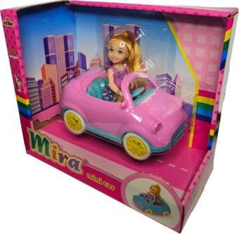 Galtoys Mira Bebekli Mini Car GLT-E406,Evcil Hayvanı ile Arabalı Oyuncak Bebek 