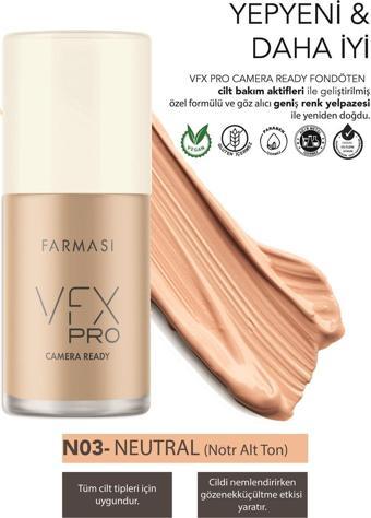 Farmasi Vfx Pro Camera Ready Fondöten N03 30 Ml