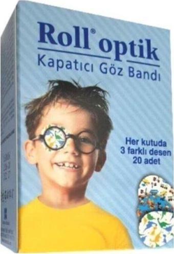 ROLL OPTIK ERKEK KAPATICI GÖZ BANDI 20'Lİ