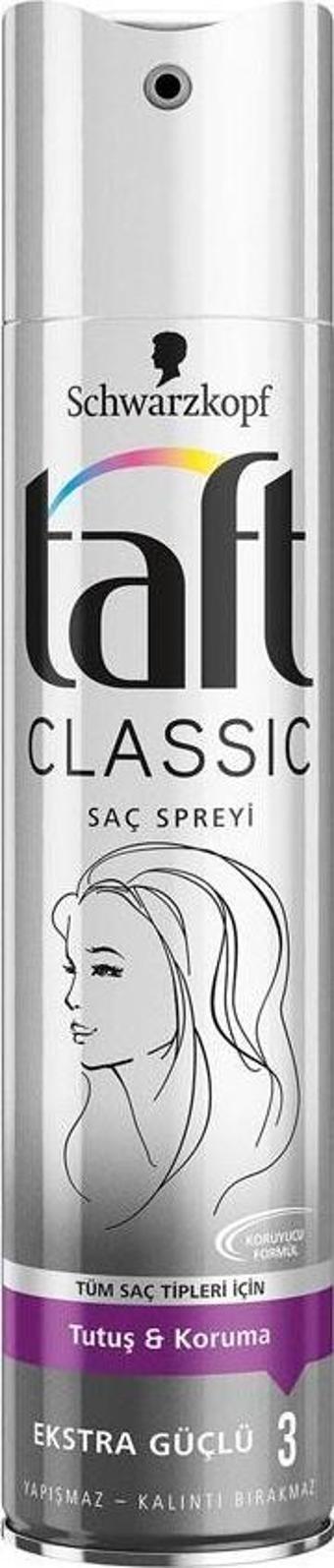 Taft Classic Ekstra Güçlü Sprey 250 ml