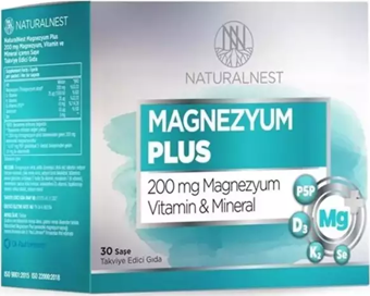 Naturalnest Magnezyum Plus 30 Saşe