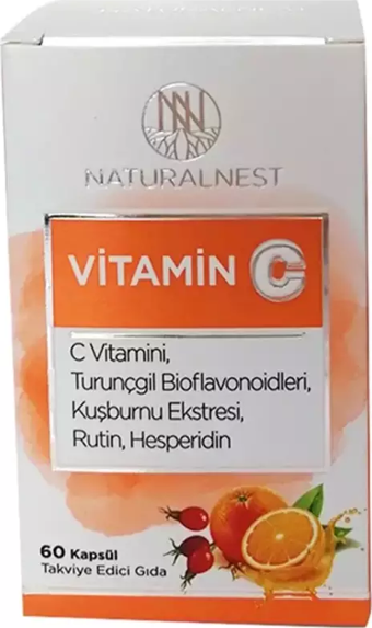 Naturalnest Vitamin C 500 mg 60 Kapsül