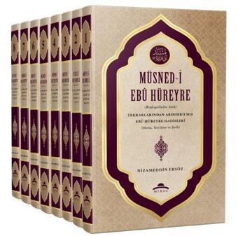 Müsned-i Ebu Hüreyre Seti - 8 Kitap Takım - Nizameddin Ersöz - Miraç Yayınları