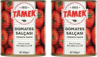 Tamek Domates Salçası 830 gr x 2 Adet