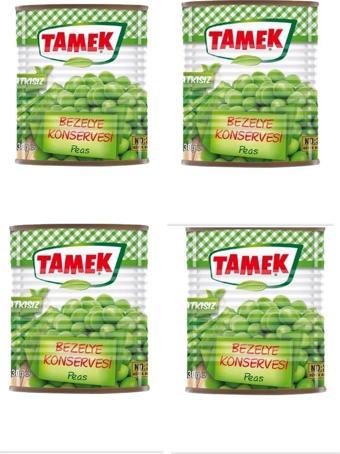 Tamek Bezelye Konservesi Net 830 gr 4 Adet