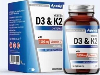APEXIS VITAMIN D3&K2 COMPLEX 30 KP