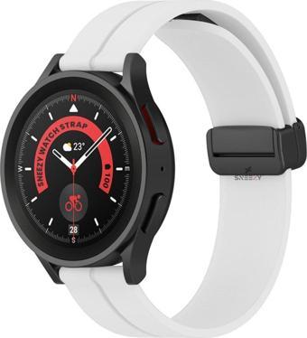 Sneezy Huawei Watch 4 46Mm-Watch 4 Pro 22Mm Uyumlu Coastal Manyetik Tokalı Silikon Kordon