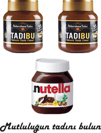 Abdurrahman Tatlıcı Tadıbu 330 gr x 2 Adet + Nutella 400 gr