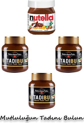 Abdurrahman Tatlıcı Tadıbu 330 gr x 3 Adet + Nutella 400 gr