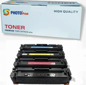 Photo Print Hp 415A Çipli (W2030A-W2031A-W2032A-W2033A) Mfp M479FDN Yazıcı 4 Renk Muadil Toner Takım 2400 Sayfa 
