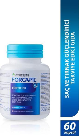 Arkopharma Forcapil® Fortifier Saç Ve Tırnak Güçlendirici Takviye Edici Gıda 60 Kapsül