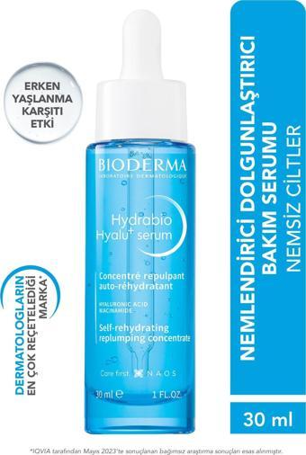 Bioderma Hydrabio Hyalu+ Dolgunlaştırıcı Nemlendirici Niacinamide Hyalüronik Asit Yüz Serumu 30 Ml