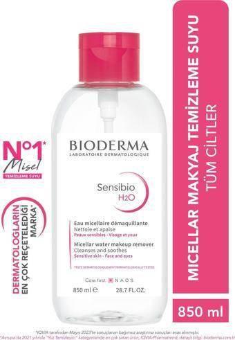 Bioderma Sensibio H2O Micellar Makyaj Temizleme Suyu 850 Ml Büyük Boy Hassas Ve Normal Ciltler