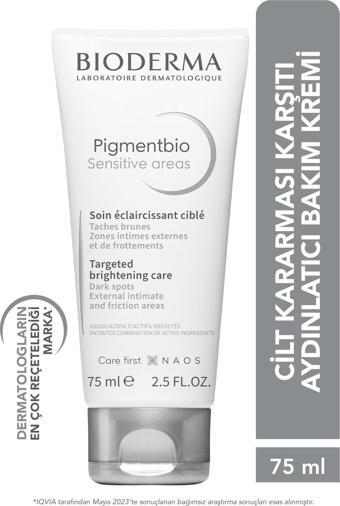 Bioderma Pigmentbio Sensitive Areas Genital Bölge, Eklem Bölgeleri Kararma Karşıtı Aydınlatıcı Krem 75 Ml