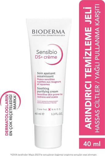 Bioderma Sensibio Ds+ Cream Hassas Ciltler Yağlı Pullanma Ve Kızarıklık Karşıtı Yatıştırıcı Bakım Kremi 40Ml