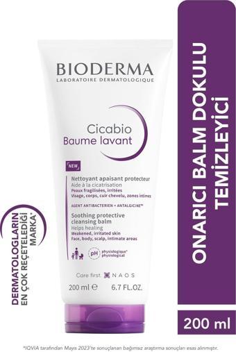 Bioderma Cicabio Cleansing Balm Hasar Görmüş Ciltler Için Onarıcı Balm Dokulu Temizleyici 200 Ml