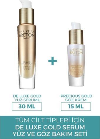 Christian Breton De Luxe Gold Serum Yüz Ve Göz Bakım Seti