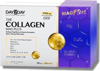 Day2Day The Collagen Mag Plus Çilek Ve Karpuz Aromalı Takviye Edici Gıda 9700Mg 30 Şase