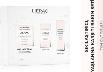 Lierac Lift Integral Sıkılaştırıcı, Yenileyici, Vegan, Gündüz Kremi 50 Ml Serum 15 Ml Gece Kremi 25 Ml