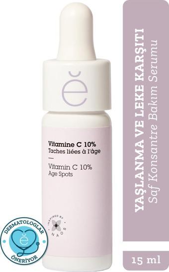 Etat Pur Pure Active Saf Vitamin C %10 Koyu Leke Aydınlatıcı Yaşlanma Karşıtı Konsantre Bakım Serumu 15 Ml